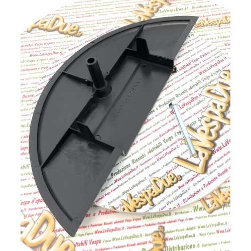 Protezione ruota di scorta per VESPA 80 125 150 200 PX PE VNX1T VNX2T >135966 VLX1T >552410 VSX1T >195574 per veicoli senza batteria completo di bullone