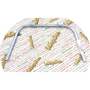 Cavalletto centrale per VESPA 50 90 125 N L R SPECIAL PRIMAVERA ET3 in metallo Ø 16 mm fornito con tappi e trattamento di zincatura