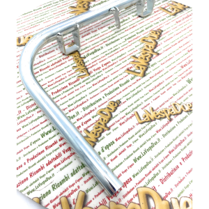 Cavalletto centrale per VESPA 125 150 SUPER VNC VBC ruote 8" in metallo Ø 20 mm con spessore originale tubo 2.5 mm fornito con trattamento di zincatura