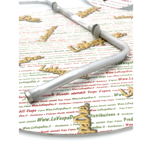 Cavalletto centrale per VESPA 150 VL3T STRUZZO VB1T GS dei poveri in metallo Ø 15 mm fornito con tappi e trattamento di zincatura