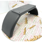 Parafango posteriore in plastica grigio scuro ambilato per APE 50 TL3T TL4 TL5 TL6 ZAP C adattabile APE TL1T TL2T TM1T r.o. 261361 paraspruzzi lato destro e sinistro
