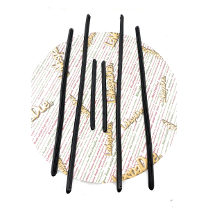 Serie strisce pedana di 6 listelli in gomma per VESPA 50 N V5A1T 25001>283299 50 R V5A1T 700001>938761 con 10 fori sul listello più lungo prodotto italiano