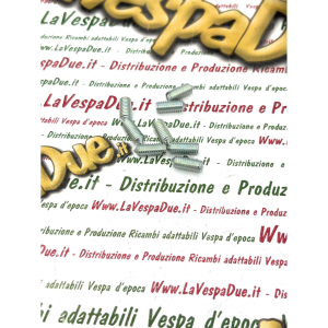 Bordo scudo in acciaio cromato a 2 pezzi per VESPA GS 150 GS VS2 VS3 VS4 VS5 adattabile a VS1 ed a bordo ULMA tipo 107 tubolare con viti a grano lato destro e sinistro fondo di magazzino