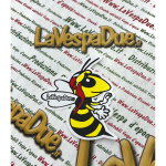 Adesivo pubblicitario VESPA che guarda a destra per VESPA APE LAMBRETTA ape vespa vintage 