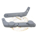 Coppia fiancatine grigie pannelli laterali per PIAGGIO 50 CIAO PX monomarcia con variatore