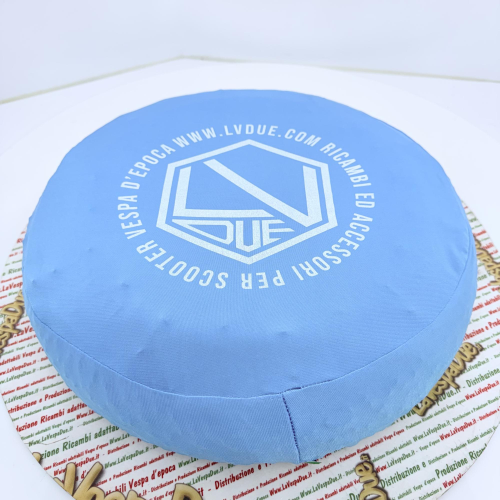 Copriruota di scorta tessuto Azzurro per VESPA 50 80 90 125 150 160 180 200 PX SPECIAL ET3 GT GL SPRINT APE LAMBRETTA adattabile a ruote da 8" 9" 10" in tessuto bielastico antigraffio aderente protezione calza copri ruota cerchio 