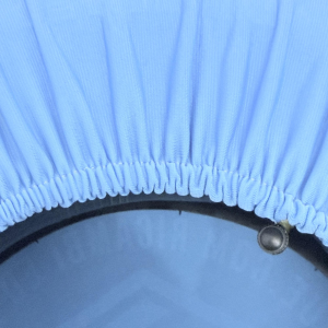 Copriruota di scorta tessuto Azzurro per VESPA 50 80 90 125 150 160 180 200 PX SPECIAL ET3 GT GL SPRINT APE LAMBRETTA adattabile a ruote da 8" 9" 10" in tessuto bielastico antigraffio aderente protezione calza copri ruota cerchio 