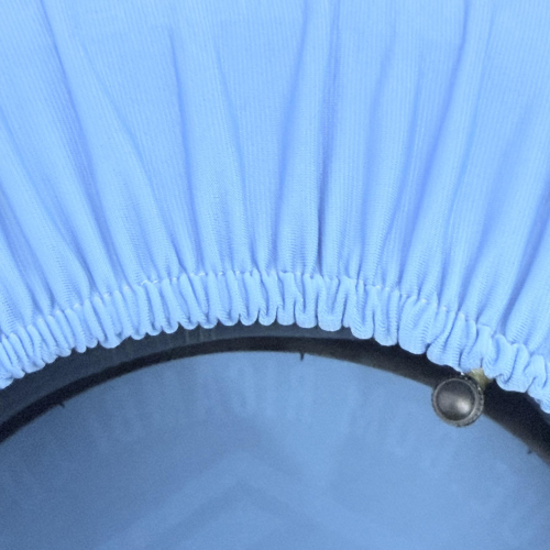 Copriruota di scorta tessuto Azzurro per VESPA 50 80 90 125 150 160 180 200 PX SPECIAL ET3 GT GL SPRINT APE LAMBRETTA adattabile a ruote da 8" 9" 10" in tessuto bielastico antigraffio aderente protezione calza copri ruota cerchio 