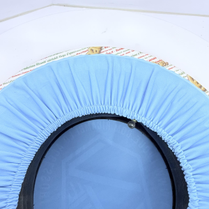 Copriruota di scorta tessuto Azzurro per VESPA 50 80 90 125 150 160 180 200 PX SPECIAL ET3 GT GL SPRINT APE LAMBRETTA adattabile a ruote da 8" 9" 10" in tessuto bielastico antigraffio aderente protezione calza copri ruota cerchio 