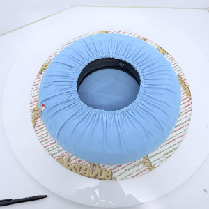 Copriruota di scorta tessuto Azzurro per VESPA 50 80 90 125 150 160 180 200 PX SPECIAL ET3 GT GL SPRINT APE LAMBRETTA adattabile a ruote da 8" 9" 10" in tessuto bielastico antigraffio aderente protezione calza copri ruota cerchio 