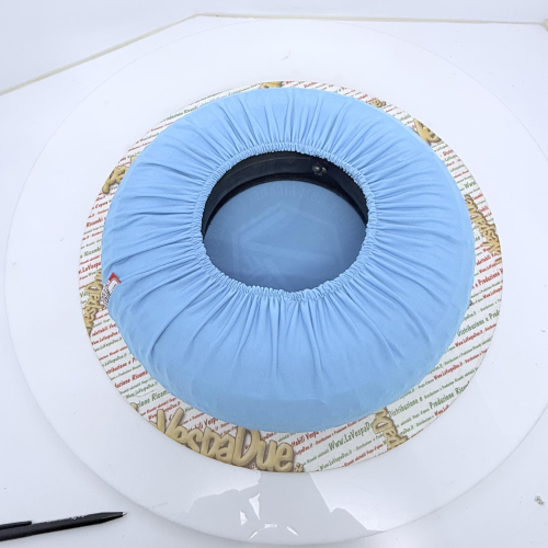 Copriruota di scorta tessuto Azzurro per VESPA 50 80 90 125 150 160 180 200 PX SPECIAL ET3 GT GL SPRINT APE LAMBRETTA adattabile a ruote da 8" 9" 10" in tessuto bielastico antigraffio aderente protezione calza copri ruota cerchio 