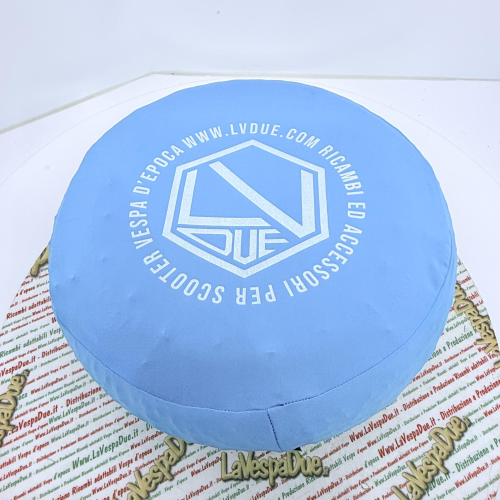 Copriruota di scorta tessuto Azzurro per VESPA 50 80 90 125 150 160 180 200 PX SPECIAL ET3 GT GL SPRINT APE LAMBRETTA adattabile a ruote da 8" 9" 10" in tessuto bielastico antigraffio aderente protezione calza copri ruota cerchio 