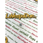 Dado esagonale cieco M4 passo 0,70 chiave 7 con calotta sferica metallica per VESPA APE e LAMBRETTA sella cavalletto ed applicazioni varie