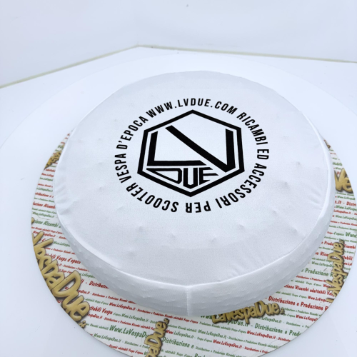 Copriruota di scorta tessuto Bianco per VESPA 50 80 90 125 150 160 180 200 PX SPECIAL ET3 GT GL SPRINT APE LAMBRETTA adattabile a ruote da 8" 9" 10" in tessuto bielastico antigraffio aderente protezione calza copri ruota cerchio 