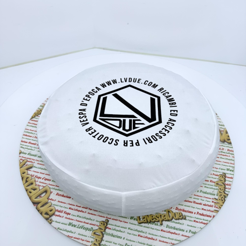 Copriruota di scorta tessuto Bianco per VESPA 50 80 90 125 150 160 180 200 PX SPECIAL ET3 GT GL SPRINT APE LAMBRETTA adattabile a ruote da 8" 9" 10" in tessuto bielastico antigraffio aderente protezione calza copri ruota cerchio 