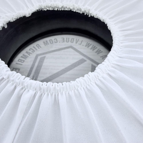 Copriruota di scorta tessuto Bianco per VESPA 50 80 90 125 150 160 180 200 PX SPECIAL ET3 GT GL SPRINT APE LAMBRETTA adattabile a ruote da 8" 9" 10" in tessuto bielastico antigraffio aderente protezione calza copri ruota cerchio 