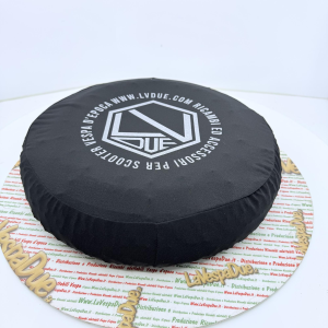 Copriruota di scorta tessuto Nero per VESPA 50 80 90 125 150 160 180 200 PX SPECIAL ET3 GT GL SPRINT APE LAMBRETTA adattabile a ruote da 8" 9" 10" in tessuto bielastico antigraffio aderente protezione calza copri ruota cerchio 