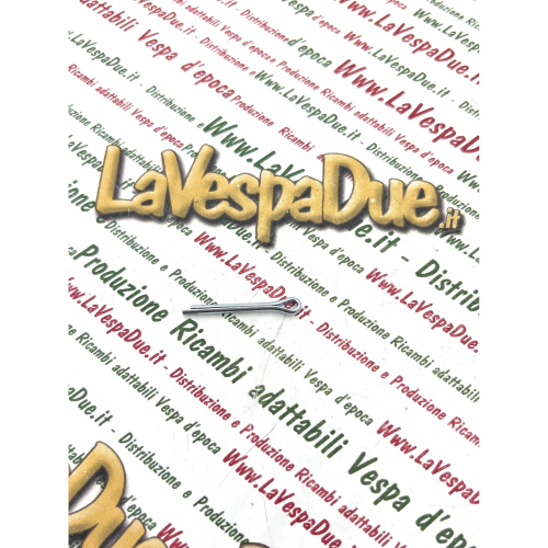 Coppiglia 2.5 x 20 mm in acciaio zincata per VESPA APE LAMBRETTA e applicazioni varie tamburi freno morsetti fermi filtro tappo serbatoio sportello serratura 