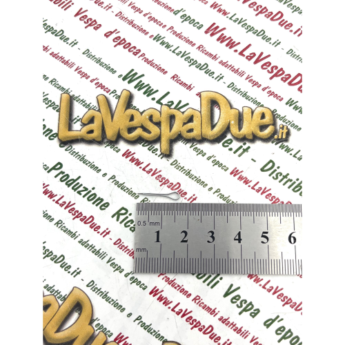 Coppiglia fermo dado aste comando cambio 1 x 10 mm in acciaio zincata per VESPA 98 125 V98T V0T V1T a V15T APE 125 A1T a A15T APE LAMBRETTA e varie tamburi freno morsetti perno leva freno fermi filtro tappo serbatoio sportello serratura 018303 012761