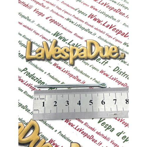 Coppiglia 3.2 x 55 mm in acciaio zincata per VESPA APE LAMBRETTA e applicazioni varie tamburi freno morsetti fermi filtro tappo serbatoio sportello serratura r.o. 012820 012816 