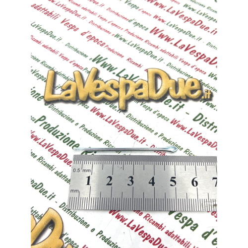 Coppiglia 2 x 40 mm in acciaio zincata per VESPA APE LAMBRETTA unione scatola filtro Vespa e applicazioni varie tamburi freno morsetti fermi filtro tappo serbatoio alloggiamento del filtro aria r.o. 012774 012818