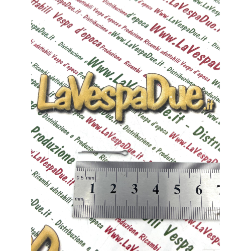 Coppiglia fermo dado aste comando cambio perni piastrine freno 1 x 20 mm in acciaio zincata per VESPA 98 125 V98T V0T V1T a V15T APE 125 A1T a A15T APE LAMBRETTA e applicazioni varie tamburi freno morsetti fermi filtro tappo serbatoio sportello serratura 