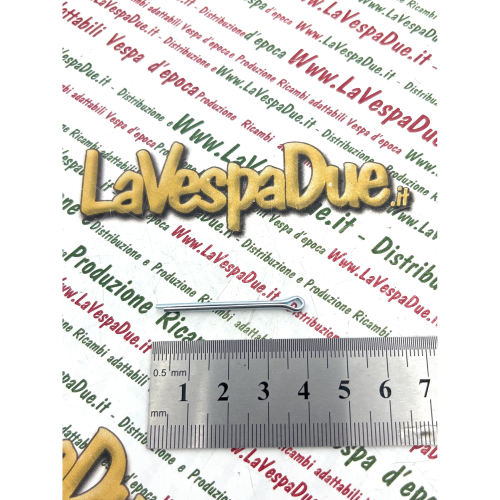 Coppiglia 2.5 x 30 mm in acciaio zincata per VESPA APE LAMBRETTA e applicazioni varie tamburi freno morsetti fermi filtro tappo serbatoio sportello serratura 