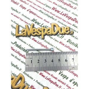 Coppiglia 3.2 x 32 mm in acciaio zincata per VESPA APE LAMBRETTA e applicazioni varie tamburi freno morsetti fermi filtro tappo serbatoio sportello serratura 