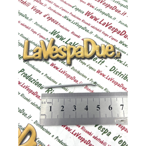 Coppiglia 2.5 x 40 mm in acciaio zincata per VESPA APE LAMBRETTA e applicazioni varie tamburi freno morsetti fermi filtro tappo serbatoio sportello serratura 