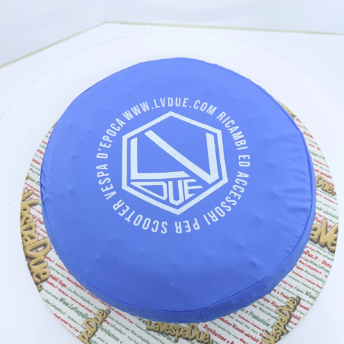 Copriruota di scorta tessuto Blu per VESPA 50 80 90 125 150 160 180 200 PX SPECIAL ET3 GT GL SPRINT APE LAMBRETTA adattabile a ruote da 8" 9" 10" in tessuto bielastico antigraffio aderente protezione calza copri ruota cerchio 