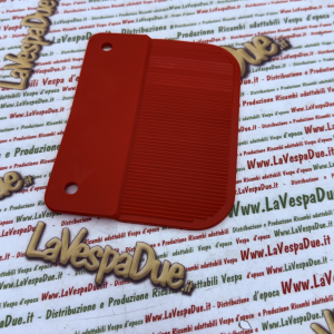 Paraspruzzi posteriore rosso per VESPA 50 125 PK S ELESTART AUTOMATICA r.o. 248312 199258 prodotto italiano