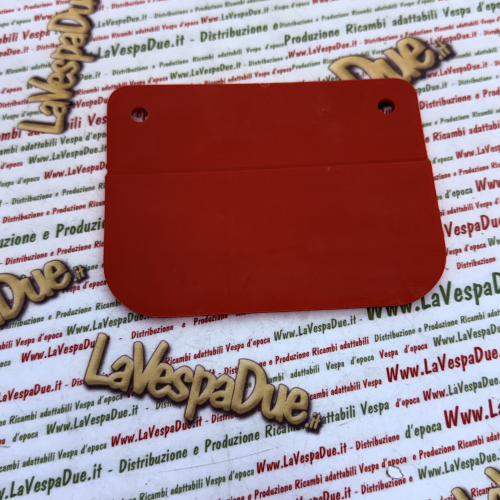 Paraspruzzi posteriore rosso per VESPA 50 125 PK S ELESTART AUTOMATICA r.o. 248312 199258 prodotto italiano