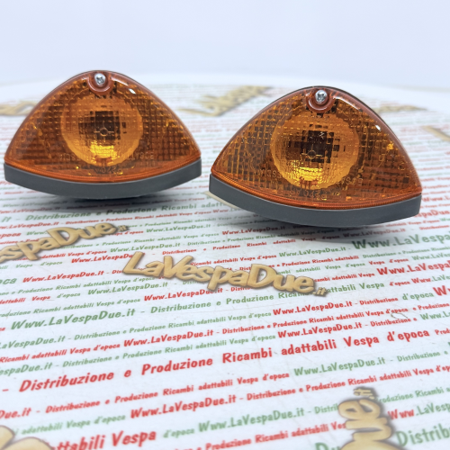 Coppia Frecce anteriori complete Arancio per ciclomotore PIAGGIO FREE FL MY r.o. 292023 298440