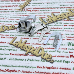 Serratura bauletto cofano cromata con chiave tipo NEIMAN per VESPA 50 80 125 150 160 180 200 PRIMAVERA PX PE SUPER SPRINT RALLY ET3  r.o. 073258