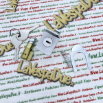 Coppia kit serrature bauletto e bloccasterzo con chiave tipo NEIMAN VESPA 50 90 125 150 160 180 200 SPECIAL PX TS SS SPRINT RALLY r.o. 152096 120328 073258 guida da 4 mm