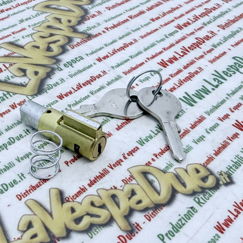 Serratura bloccasterzo con chiave tipo NEIMANN per VESPA 50 90 125 150 160 180 200 SPECIAL PX TS SS SPRINT RALLY r.o. 152096 120328 guida da 4 mm