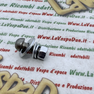 Slotted screw with rounded head for fixing rear license plate frame for VESPA ape lambretta 90 125 150 160 180 200