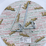 Staffe Paravento per Vespa Lambretta moto Ciao manubrio a tubolare faro basso VM VN VL 98 125 150 FABBRI 0559/SM