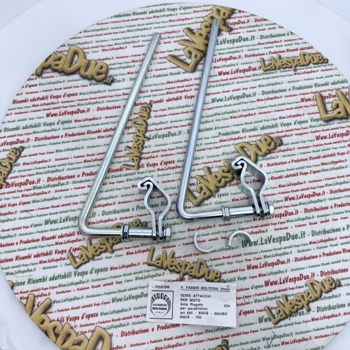 Staffe Paravento per Vespa Lambretta moto Ciao manubrio a tubolare faro basso VM VN VL 98 125 150 FABBRI 0559/SM