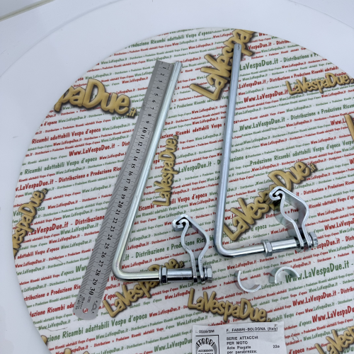 Staffe Paravento per Vespa Lambretta moto Ciao manubrio a tubolare faro basso VM VN VL 98 125 150 FABBRI 0559/SM