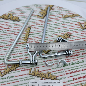 Staffe Paravento per Vespa Lambretta moto Ciao manubrio a tubolare faro basso VM VN VL 98 125 150 FABBRI 0559/SM