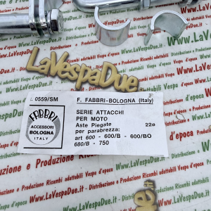 Staffe Paravento per Vespa Lambretta moto Ciao manubrio a tubolare faro basso VM VN VL 98 125 150 FABBRI 0559/SM