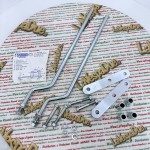 Staffe Paravento parabrezza Vespa 50 125 HP V FL FABBRI 0892/SM