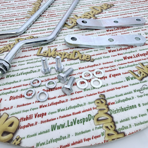 Staffe Paravento parabrezza FABBRI per VESPA PX 125 150 200 con freno a disco dal 2011 