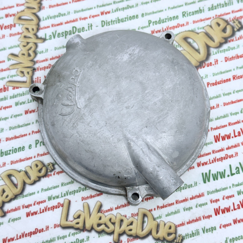 Coperchio alloggio frizione per VESPA 125 VU1T U VM1 VM2 VN1 VN2 150 VL1 VL2 VL3 VGL1T VB1T VESPA ACMA in alluminio con stampaggio scritta VESPA