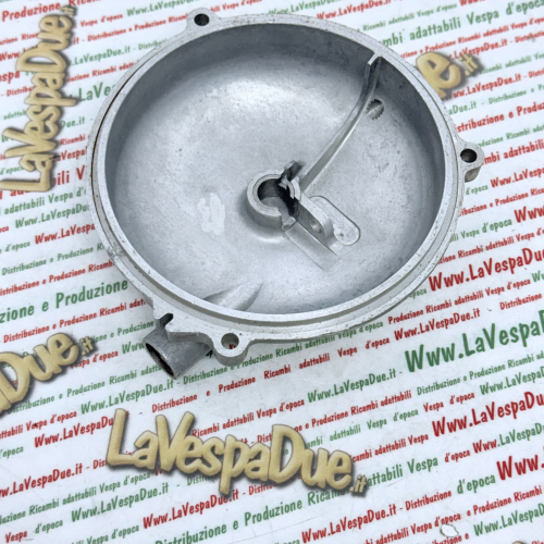 Coperchio alloggio frizione per VESPA 125 VU1T U VM1 VM2 VN1 VN2 150 VL1 VL2 VL3 VGL1T VB1T VESPA ACMA in alluminio con stampaggio scritta VESPA