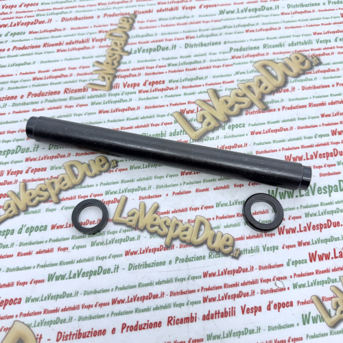 Set tubo e rondelle per supporto traversa motore al telaio per VESPA 80 125 150 200 PX PE VNA VNB VNC VNL VBA VBB GL VLA VLB SPRINT ACMA in metallo brunito