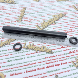 Set tubo e rondelle per supporto traversa motore al telaio per VESPA 80 125 150 200 PX PE VNA VNB VNC VNL VBA VBB GL VLA VLB SPRINT ACMA in metallo brunito