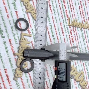 Set tubo e rondelle per supporto traversa motore al telaio per VESPA 80 125 150 200 PX PE VNA VNB VNC VNL VBA VBB GL VLA VLB SPRINT ACMA in metallo brunito