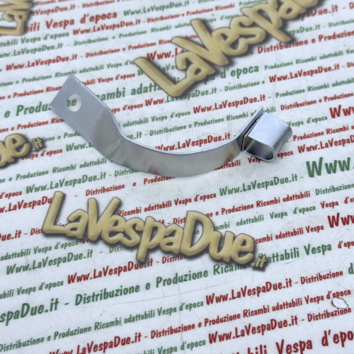 Piastrina supporto fissaggio cavi cambio trasmissioni per VESPA 160 GS 180 SS per distanziare i cavi cambio dal tubo di scarico della marmitta